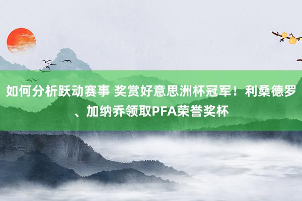 如何分析跃动赛事 奖赏好意思洲杯冠军！利桑德罗、加纳乔领取PFA荣誉奖杯